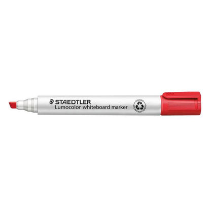 Staedtler Lumocolor Whiteboard Marker 351 B Chisel Tip – Red