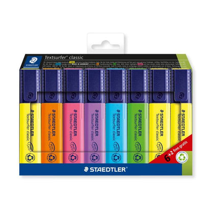 Staedtler Textsurfer classic highlighters 364, box of 8