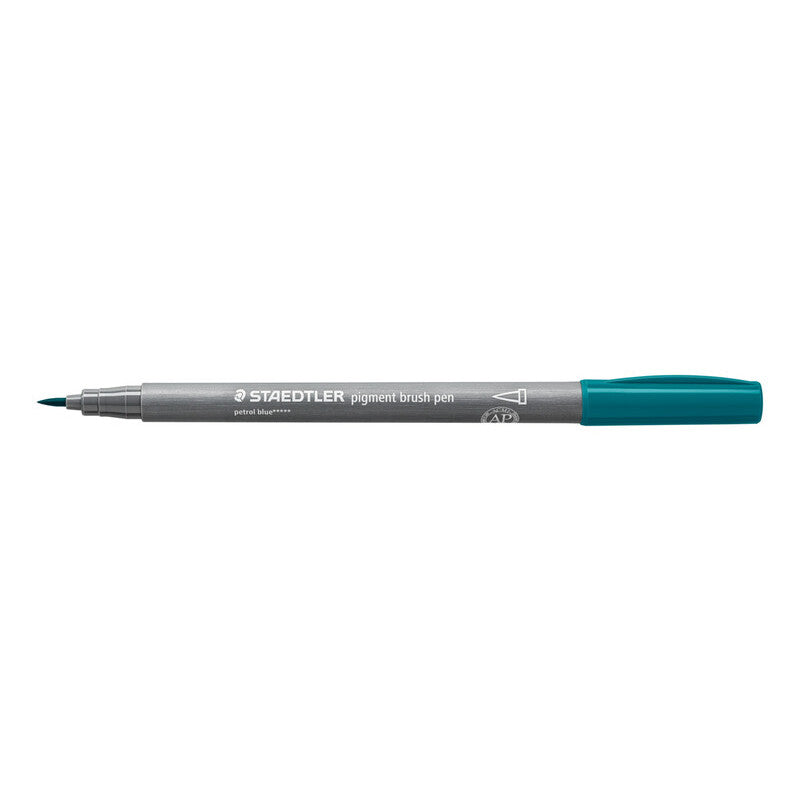 Staedtler Pigment Arts Brush Pen 371 – Petrol Blue (371-395)