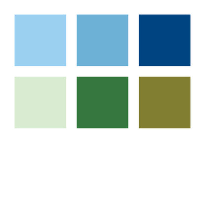 Staedtler Pigment Arts Brush Pen 371 – Set of 6 – Blues & Greens