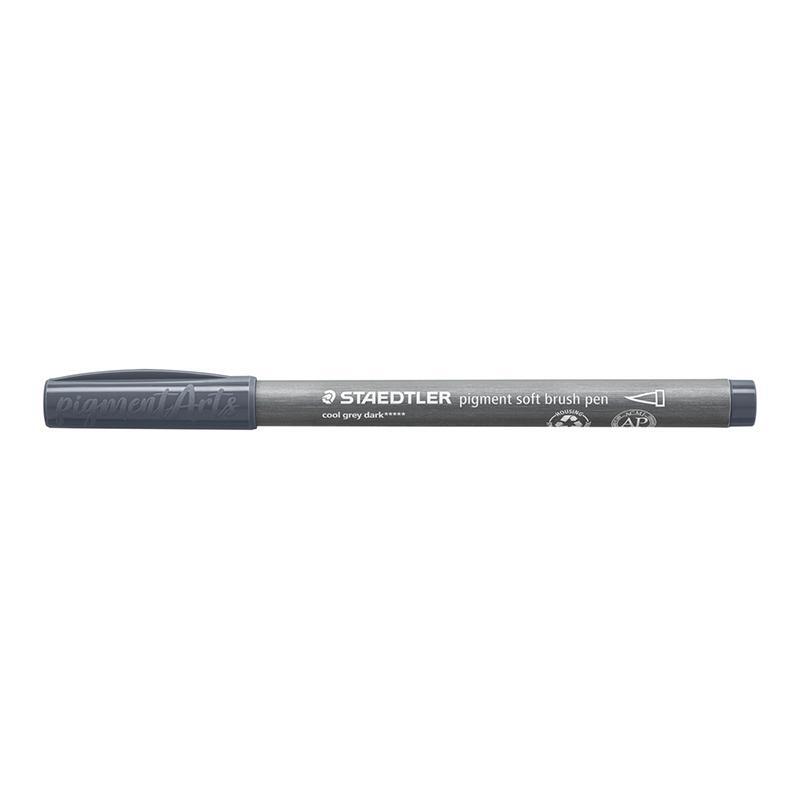 Staedtler Pigment Arts Soft Brush Pen 372 – Cool Grey Dark (372-871)