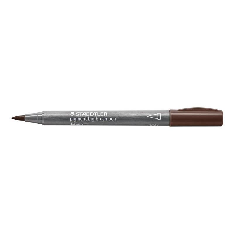Staedtler Pigment Arts Big Brush Pen 373 – Dark Brown (373-78)
