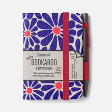 Bookaroo - A7 Baby Notebook & Pen - Pink & Purple - Daisy