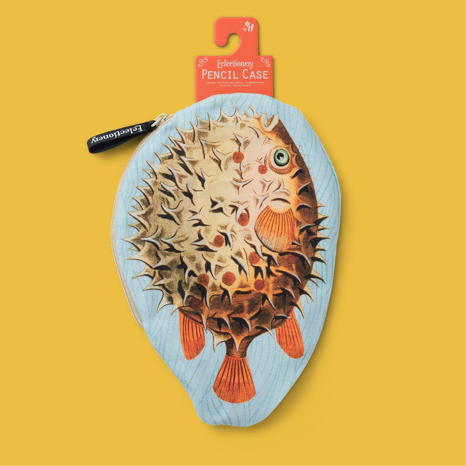 Bookaroo Eclectionery Pencil Case - Puffer Fish