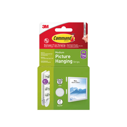 Command Medium Picture Hanging Strips pack