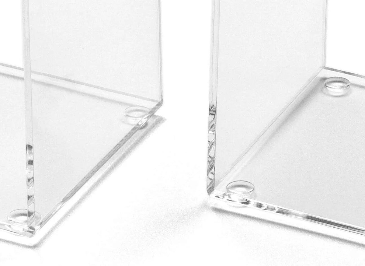 Clear Acrylic Small Bookends – Pack of Two | ABE-2