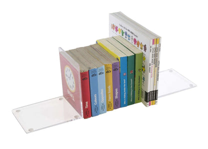 Clear Acrylic Small Bookends – Pack of Two | ABE-2