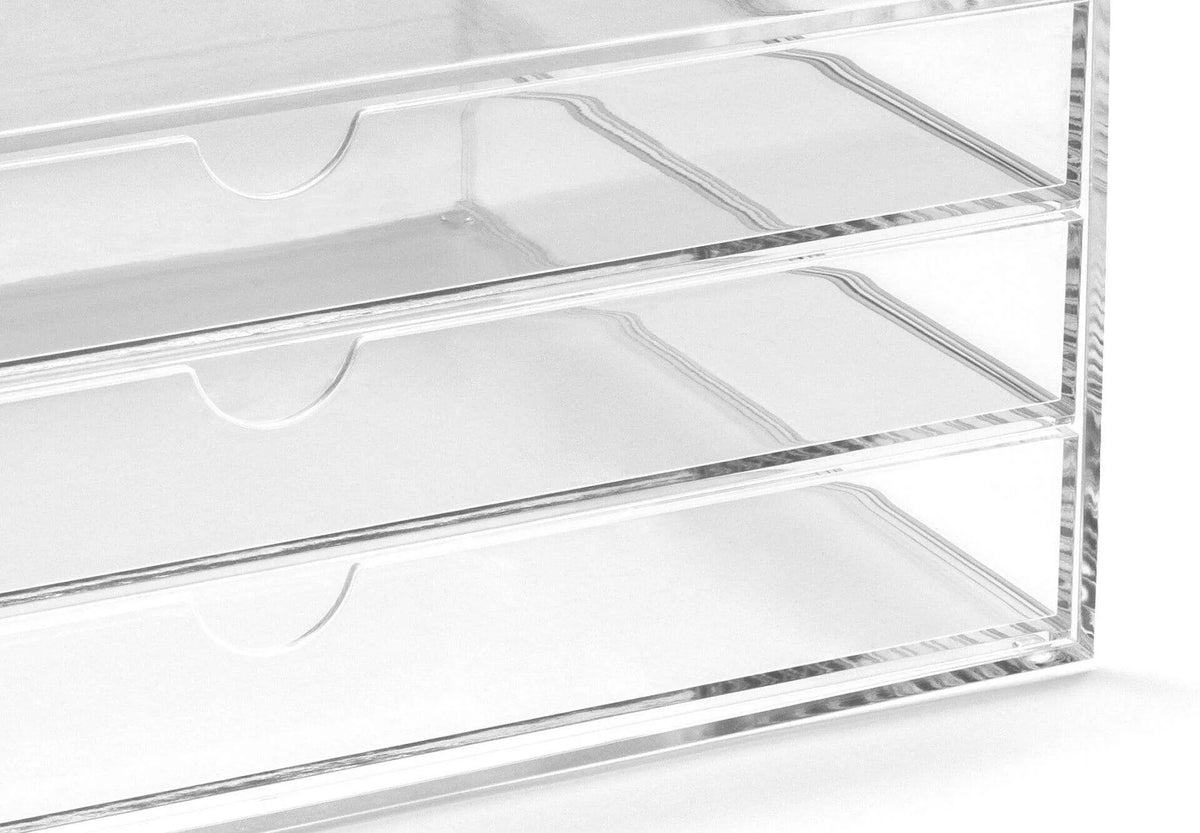 Clear Acrylic Three-Tier Sorter – A4 Landscape | A3TPSL