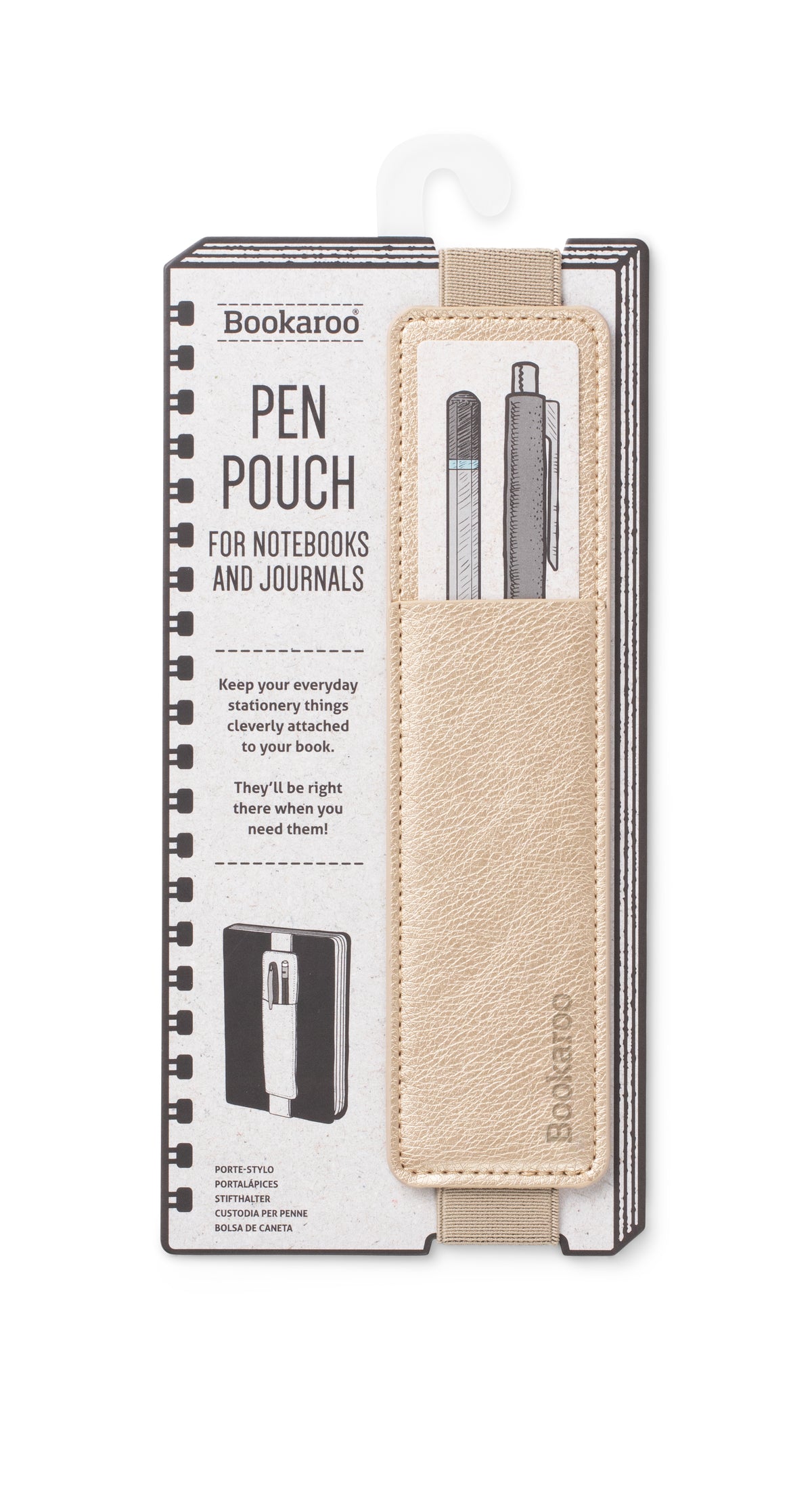 Bookaroo Pen Pouch - Cream