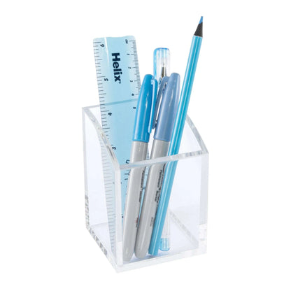 Clear Acrylic Square Pen Pot | APP-2