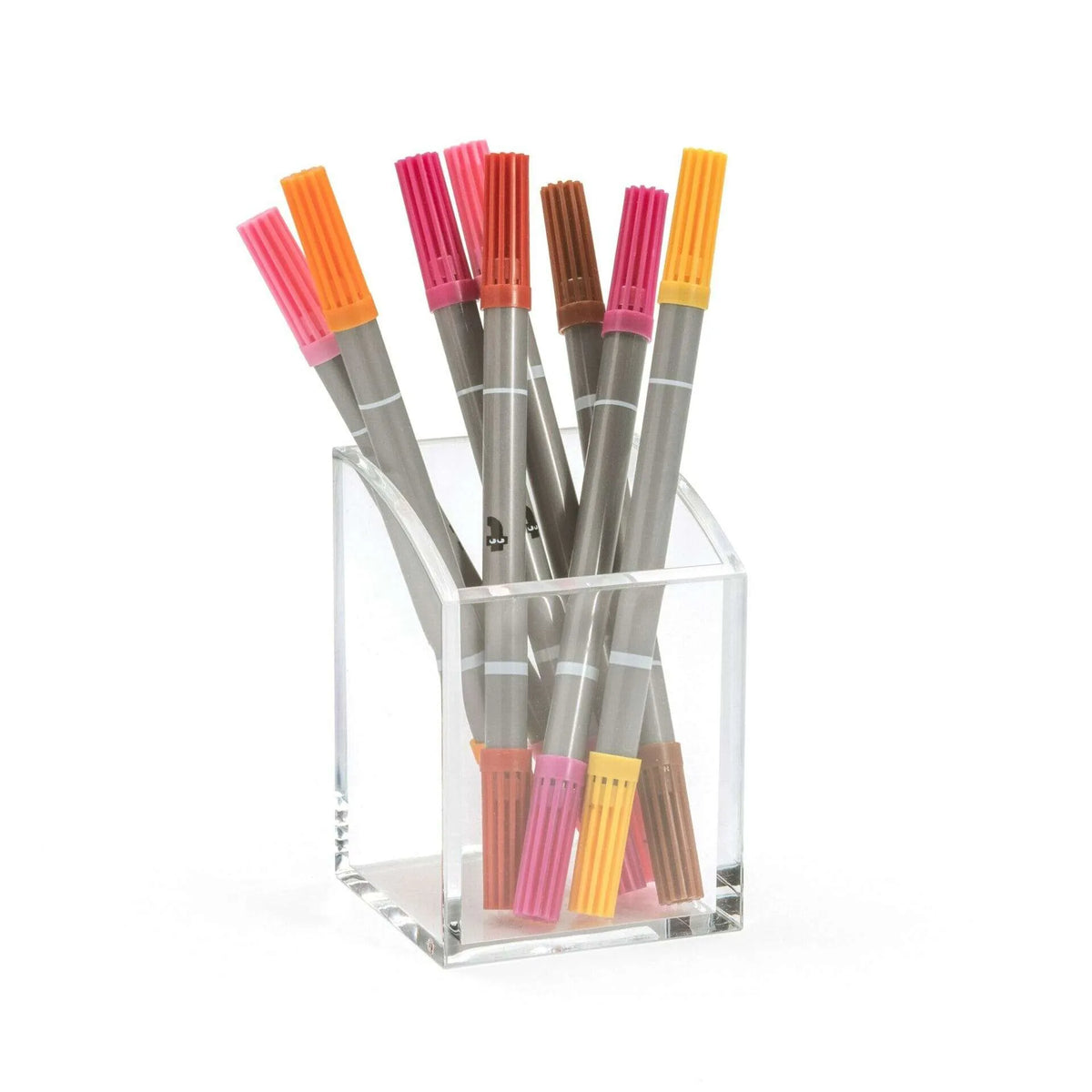 Clear Acrylic Square Pen Pot | APP-2