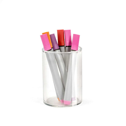 Clear Acrylic Round Pen Pot | APP-3