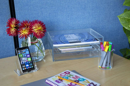 Clear Acrylic Round Pen Pot | APP-3