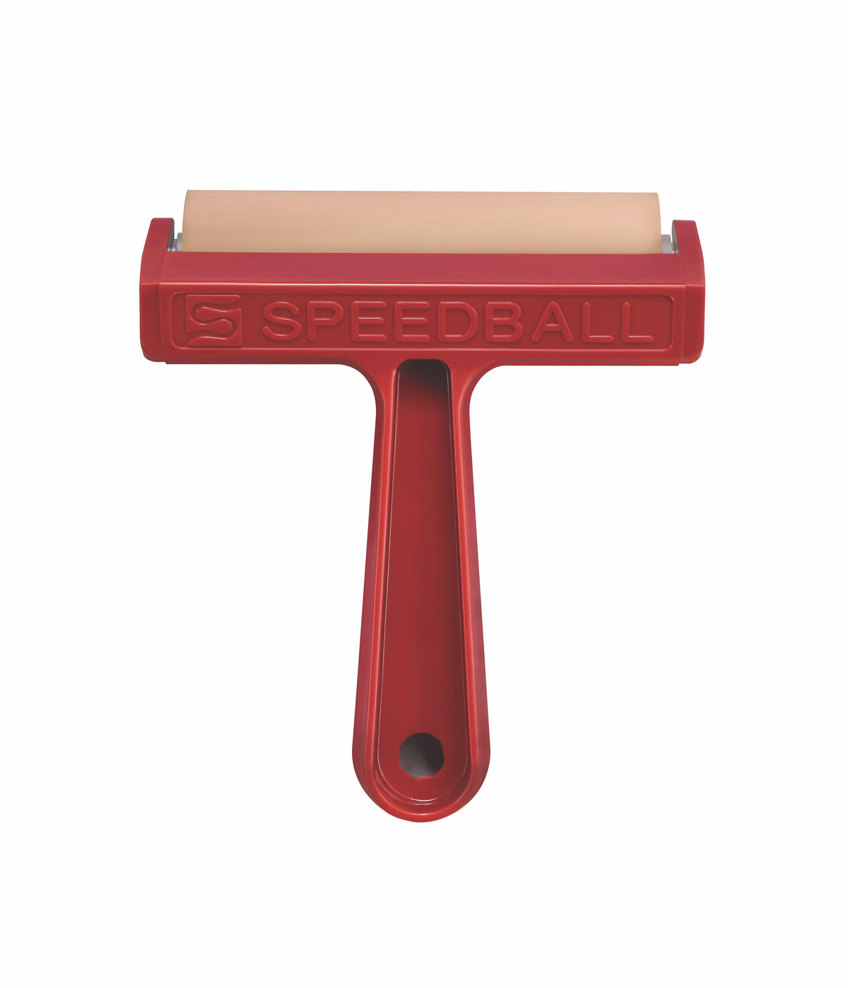 Speedball Soft Rubber Pop-In Brayer 100mm – One-Piece Plastic Frame