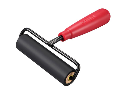 Speedball Hard Rubber Brayer 100mm – Wire Frame, Wooden Core