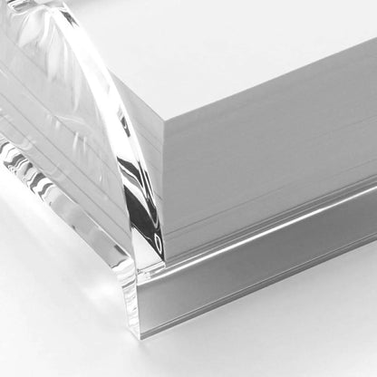 Clear Acrylic Memo Pad Holder with 500 Sheets | AMP1