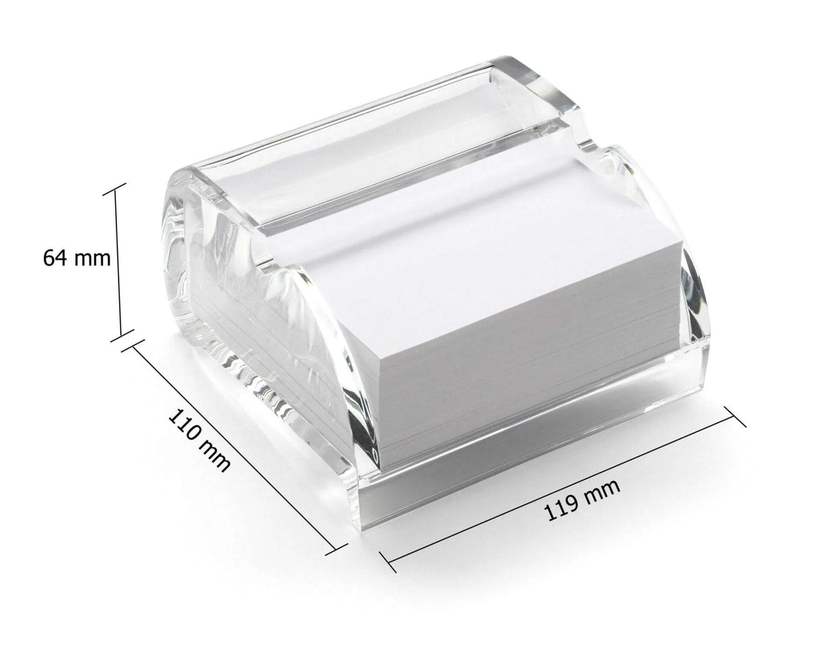 Clear Acrylic Memo Pad Holder with 500 Sheets | AMP1