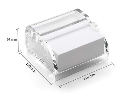 Clear Acrylic Memo Pad Holder with 500 Sheets | AMP1