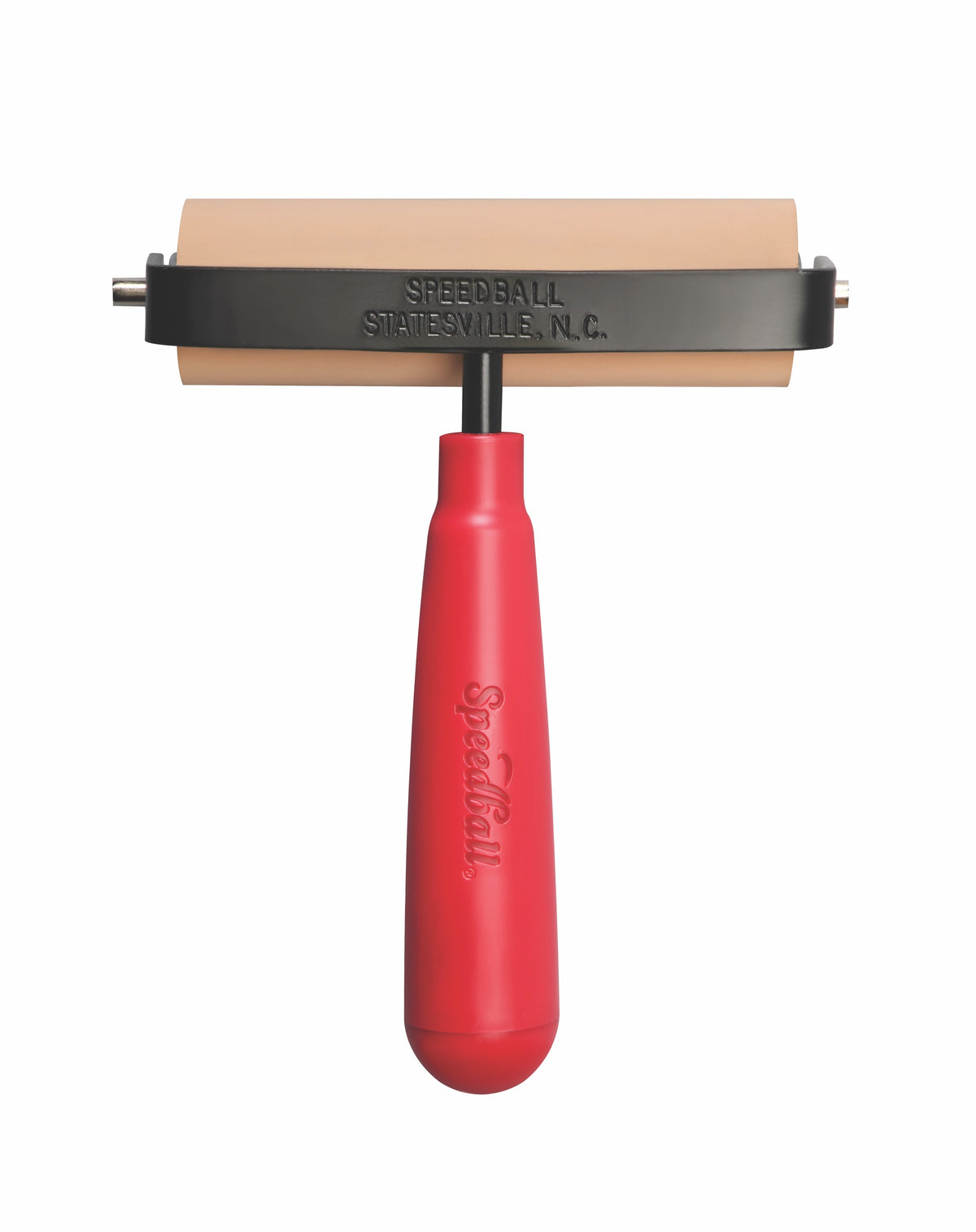 Speedball Soft Rubber Brayer 100mm – Heavy-Duty Steel Frame, Plastic Core, Carded
