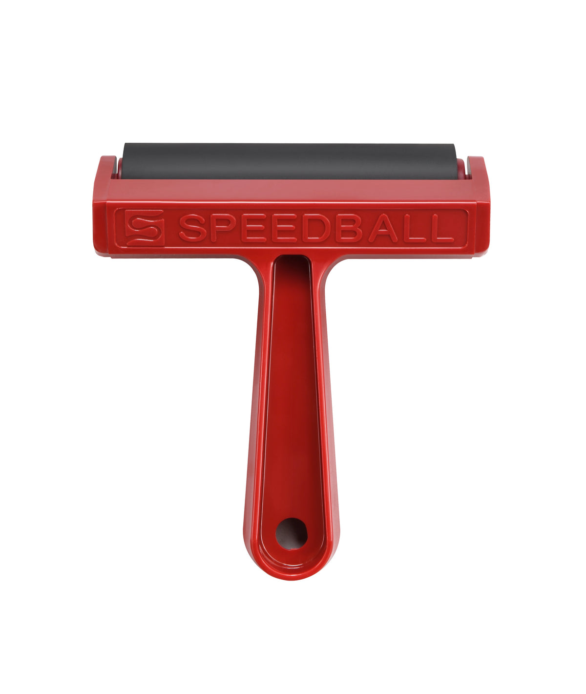 Speedball Hard Rubber Pop-In Brayer 100mm – One-Piece Plastic Frame, Carded