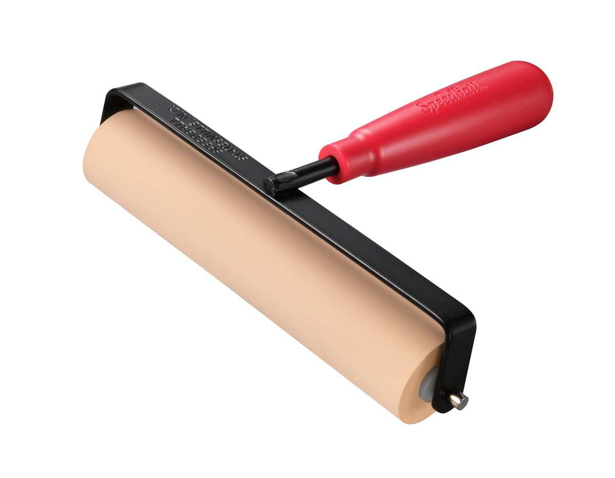 Speedball Soft Rubber Brayer 150mm – Heavy-Duty Steel Frame, Plastic Core