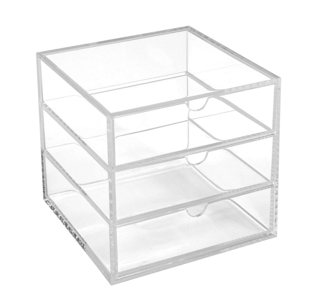 Clear Acrylic Three-Drawer Cube | A3333