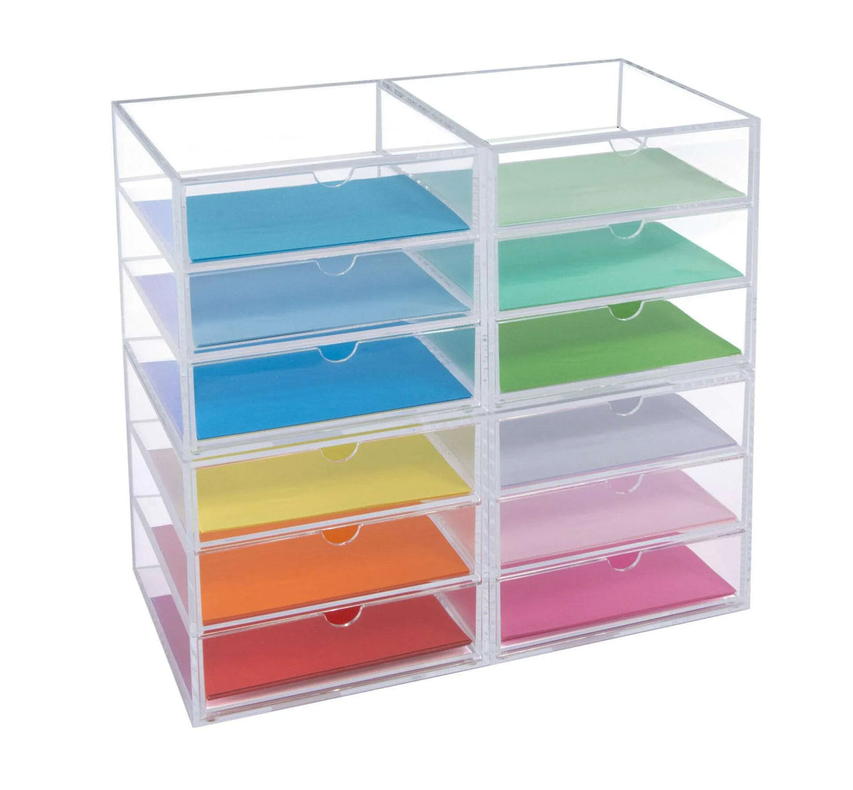 Clear Acrylic Three-Drawer Cube | A3333