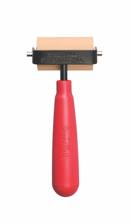 Speedball Soft Rubber Brayer 48mm – Heavy-Duty Steel Frame, Plastic Core