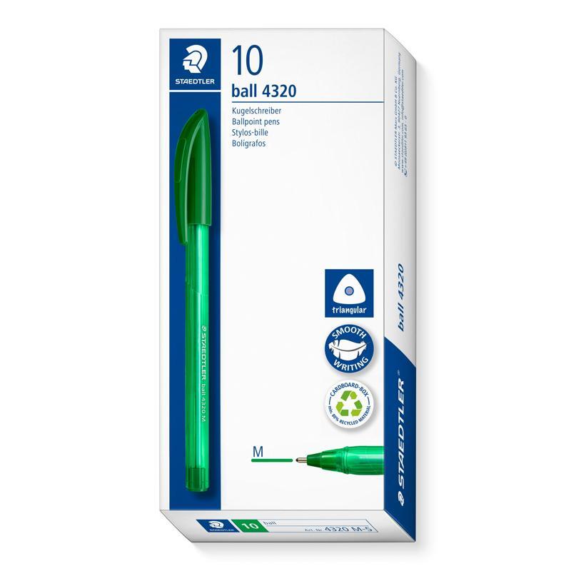 Staedtler Rainbow Stick Ballpoint Pen 4320 Medium – Green – image 3