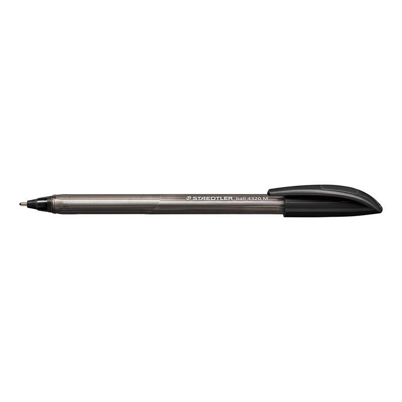 Staedtler Rainbow Stick Ballpoint Pen 4320 Medium – Black