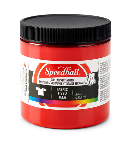 Speedball Fabric Screen Printing Ink 236ml – Red