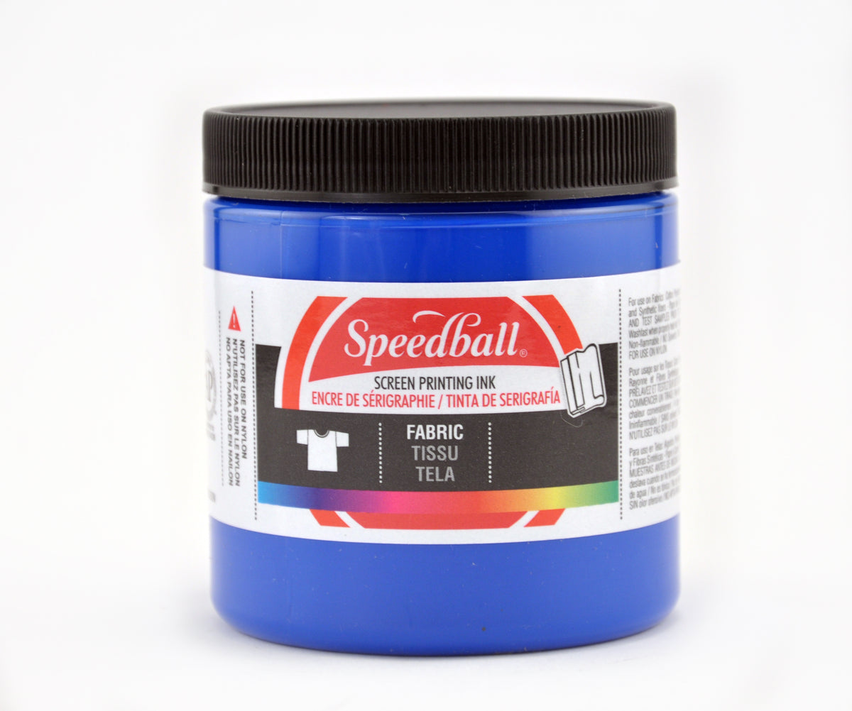 Speedball Fabric Screen Printing Ink 236ml – Blue