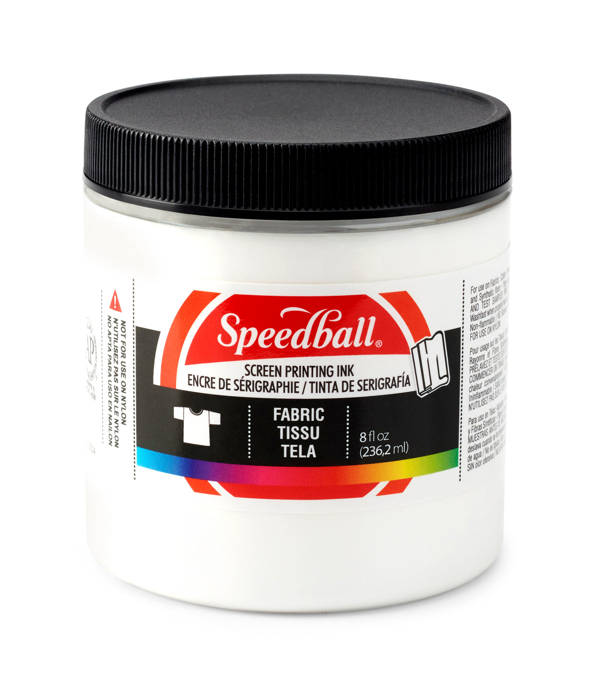 Speedball Fabric Screen Printing Ink 236ml – White