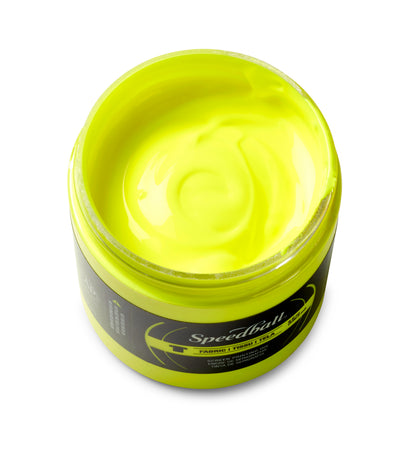 Speedball Fabric Screen Printing Ink 236ml – Fluorescent Yellow