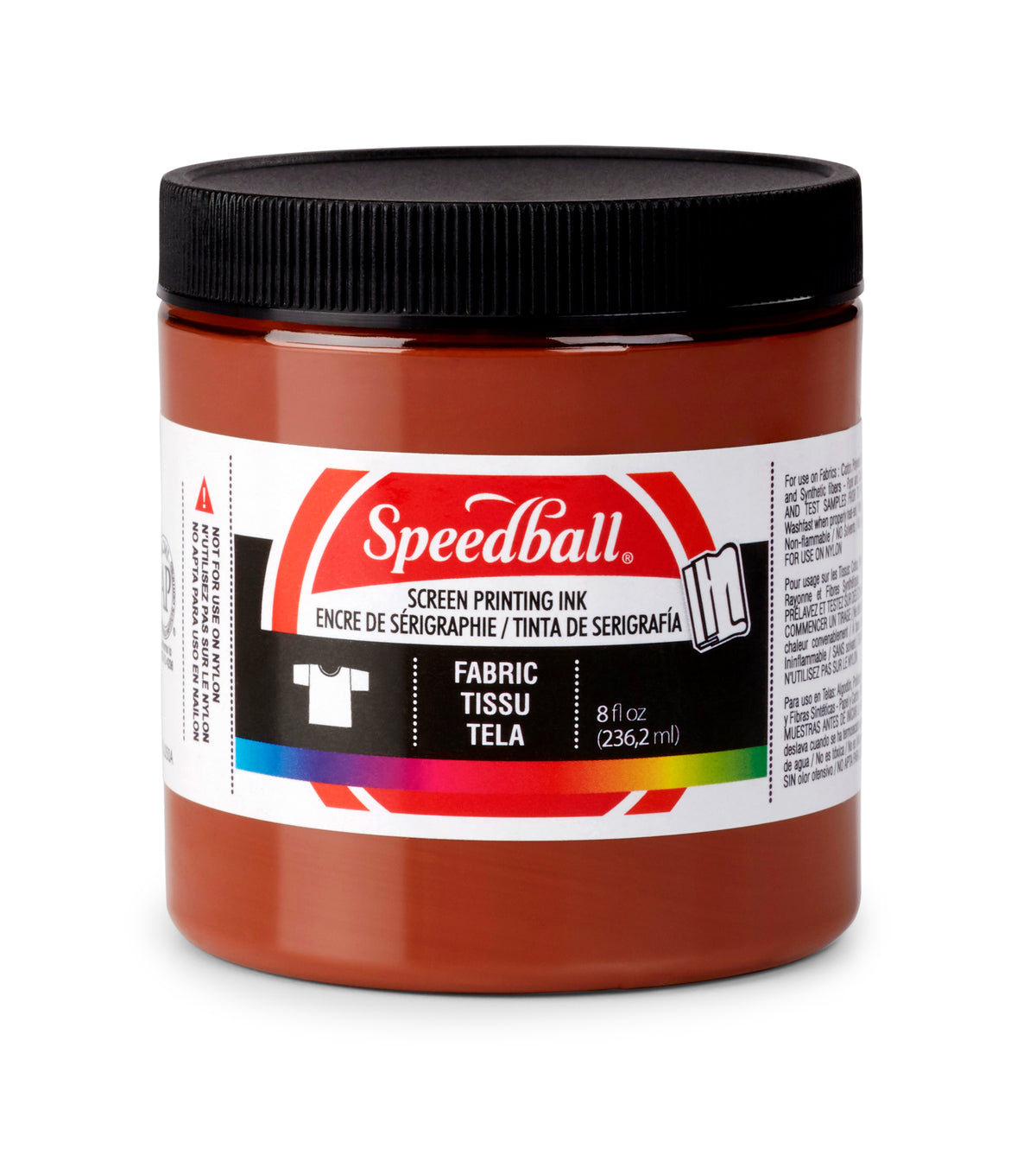 Speedball Fabric Screen Printing Ink 236ml – Brown