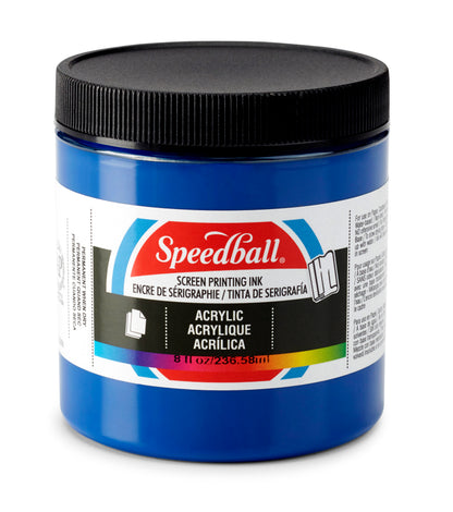 Speedball Acrylic Screen Printing Ink 236ml – Process Cyan