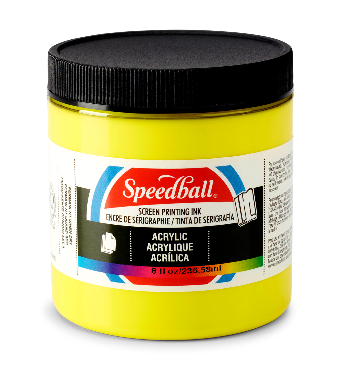 Speedball Acrylic Screen Printing Ink 236ml – Process Yellow