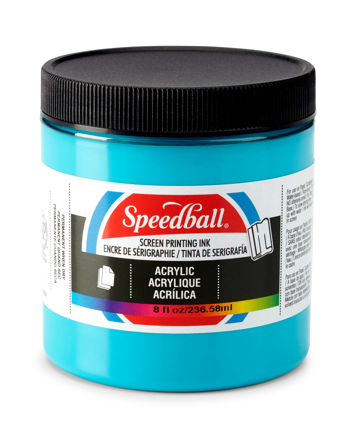 Speedball Acrylic Screen Printing Ink 236ml – Peacock Blue