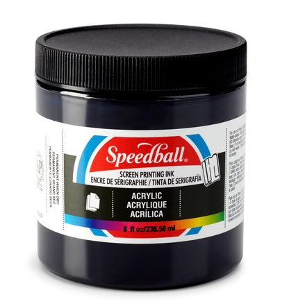 Speedball Acrylic Screen Printing Ink 236ml – Black