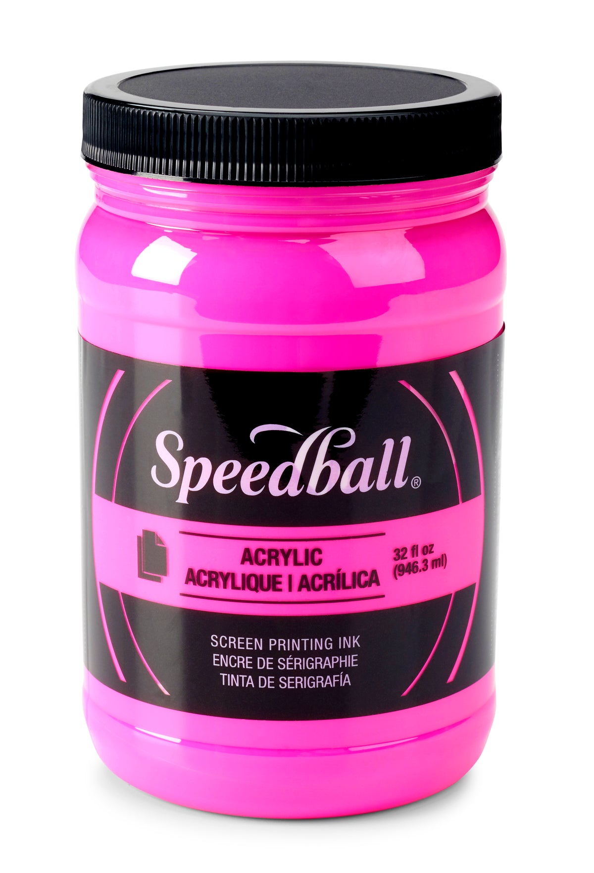 Speedball Acrylic Screen Printing Ink 946ml – Fluorescent Magenta