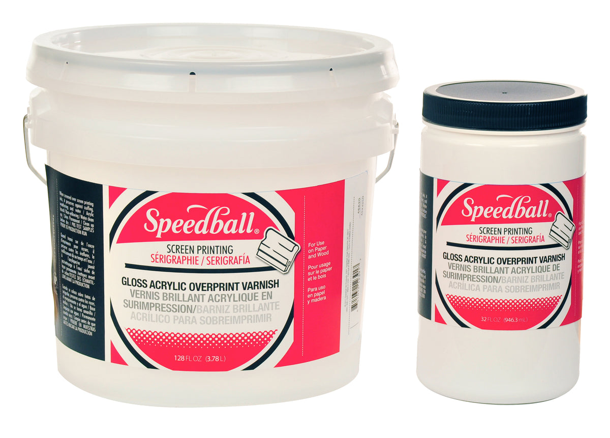 Speedball Acrylic Gloss Overprint Varnish 946ml