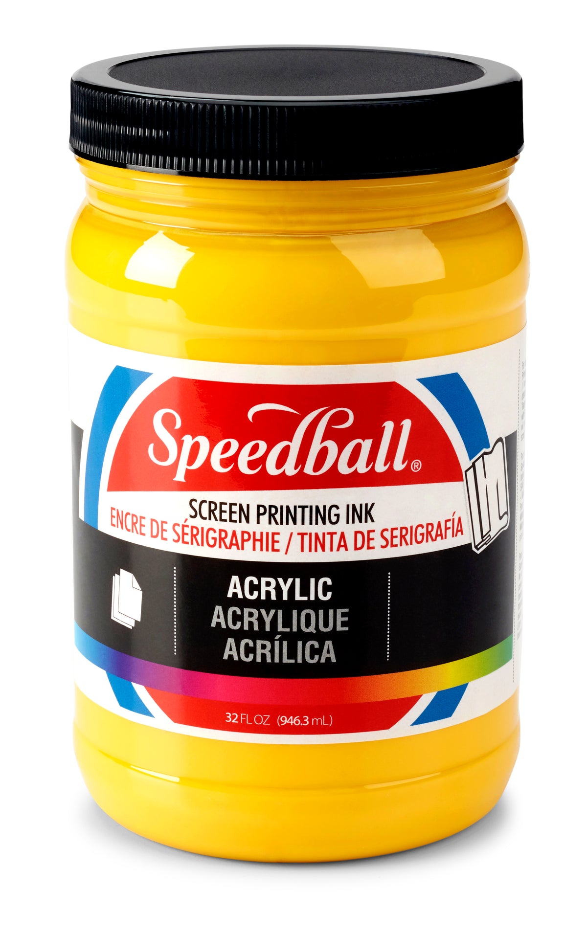 Speedball Acrylic Screen Printing Ink 946ml – Medium Yellow