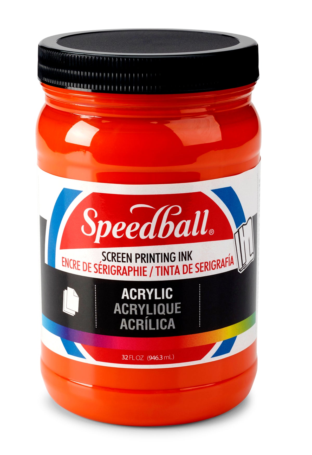 Speedball Acrylic Screen Printing Ink 946ml – Orange