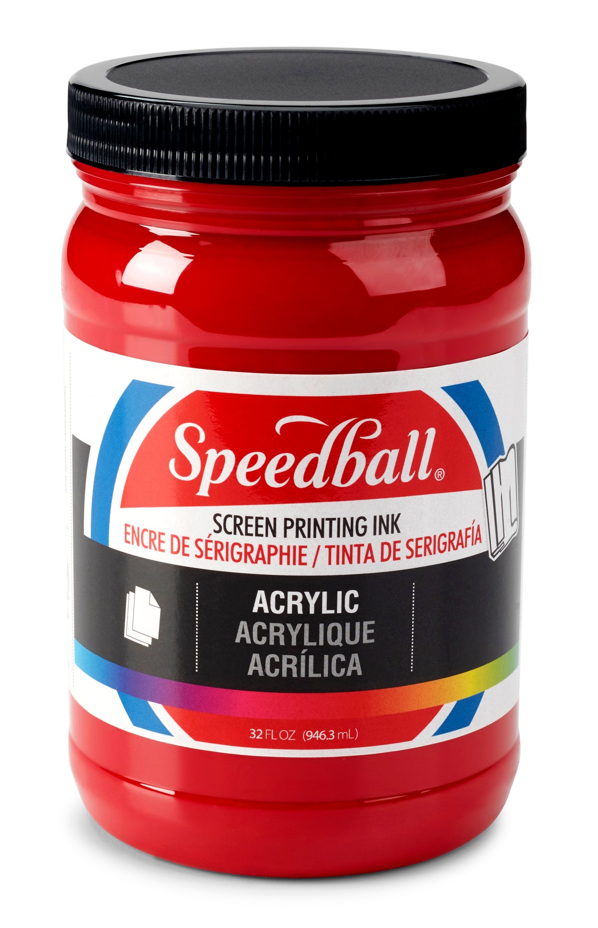 Speedball Acrylic Screen Printing Ink 946ml – Dark Red