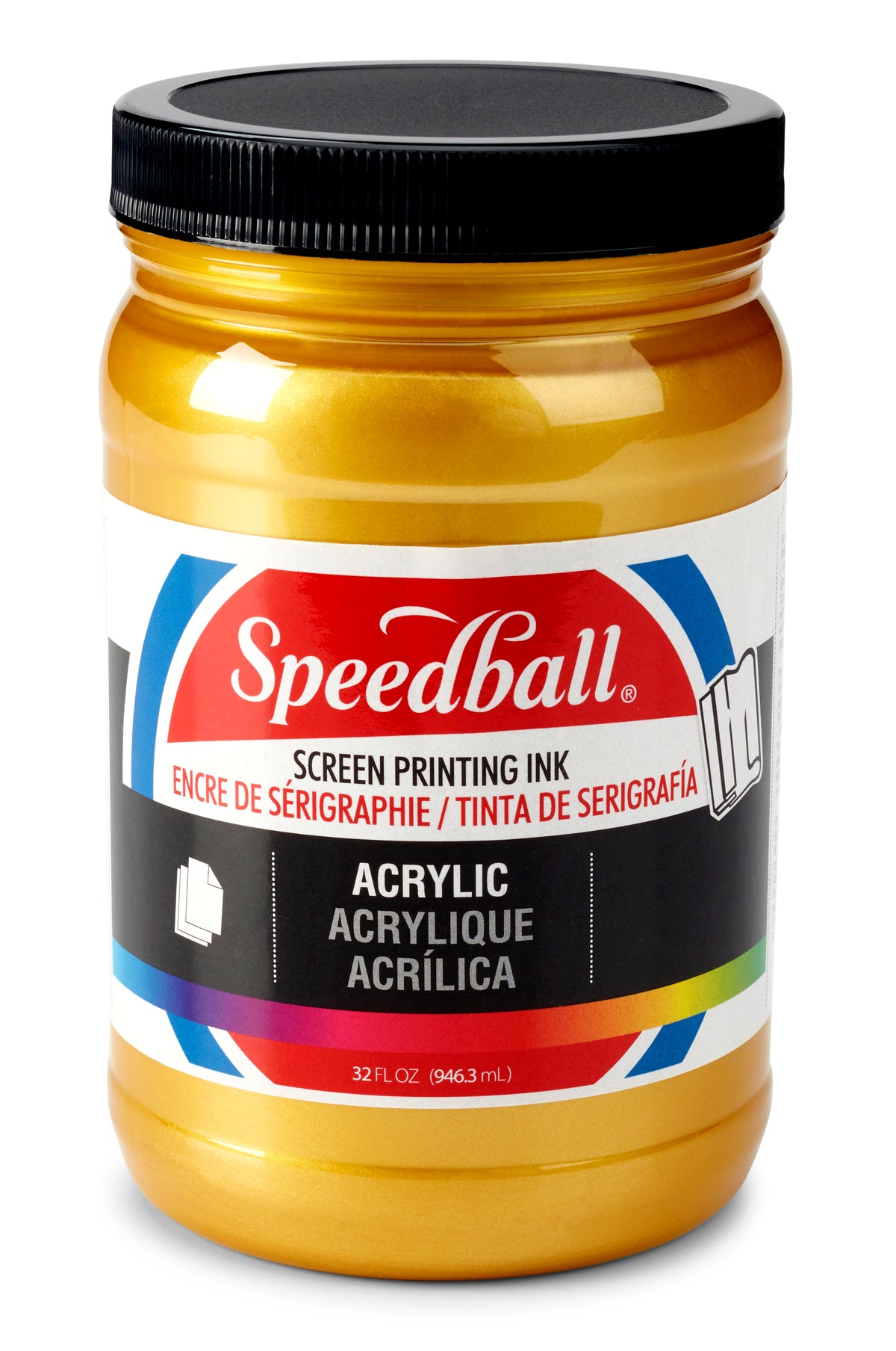 Speedball Acrylic Screen Printing Ink 946ml – Gold