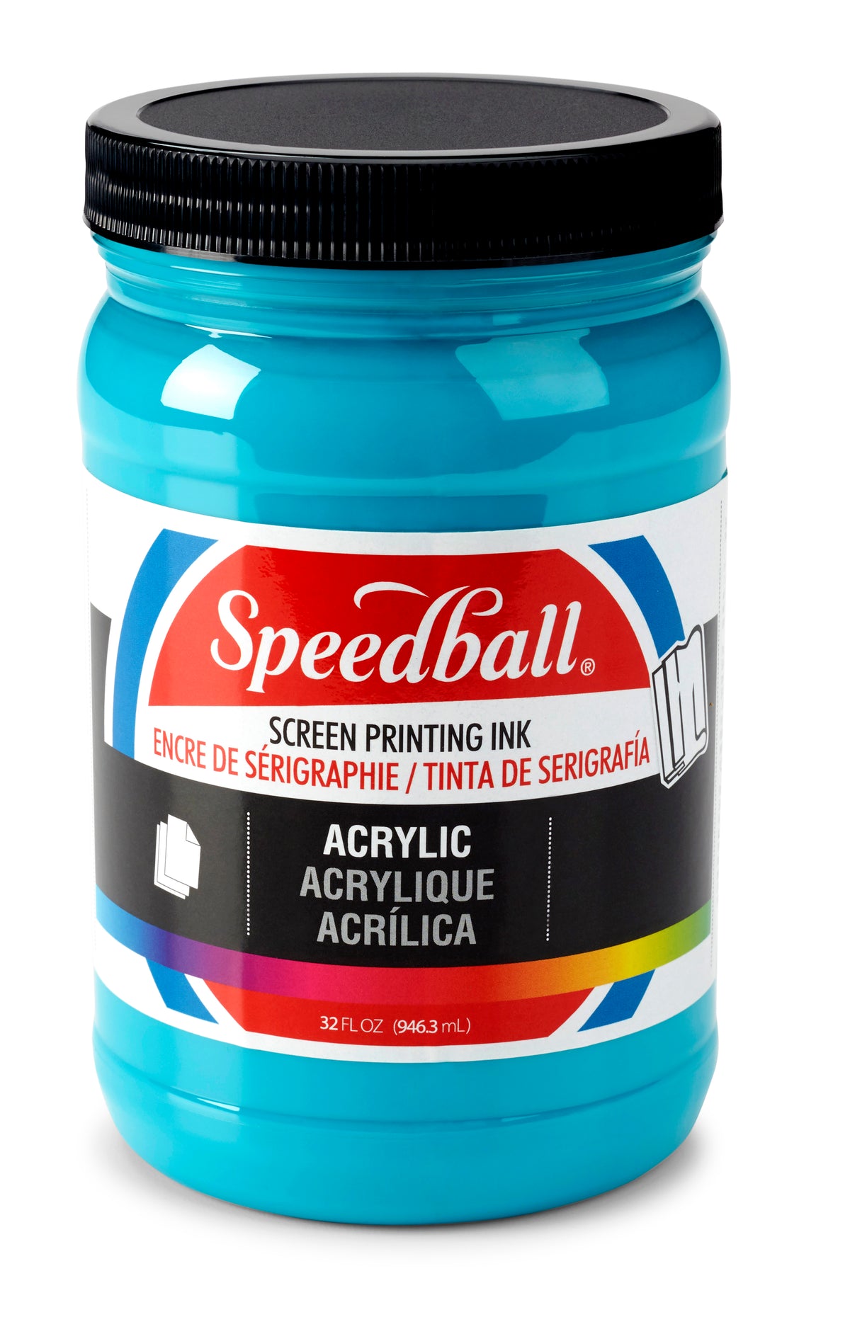 Speedball Acrylic Screen Printing Ink 946ml – Peacock Blue