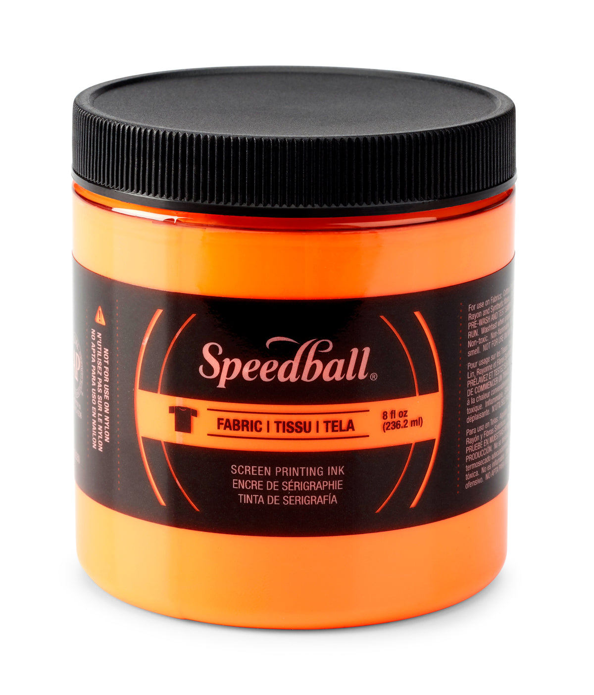 Speedball Fabric Screen Printing Ink 236ml – Fluorescent Orange