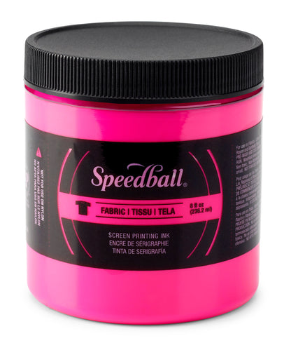 Speedball Fabric Screen Printing Ink 236ml – Fluorescent Magenta