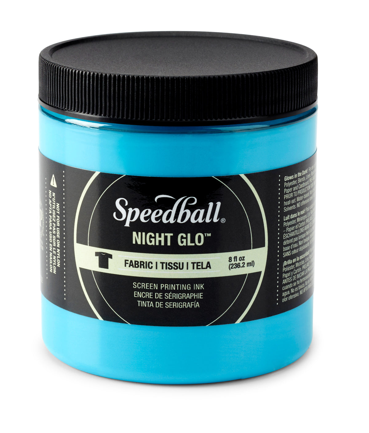 Speedball Night Glo Fabric Screen Printing Ink 236ml – Blue