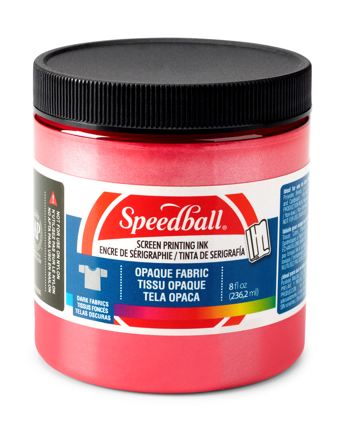 Speedball Shimmer Fabric Screen Printing Ink 236ml – Raspberry